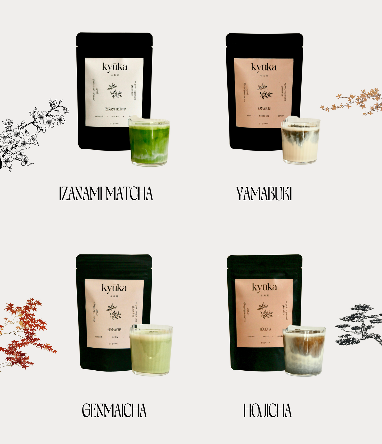 Die vier Jahreszeiten von Kyūka